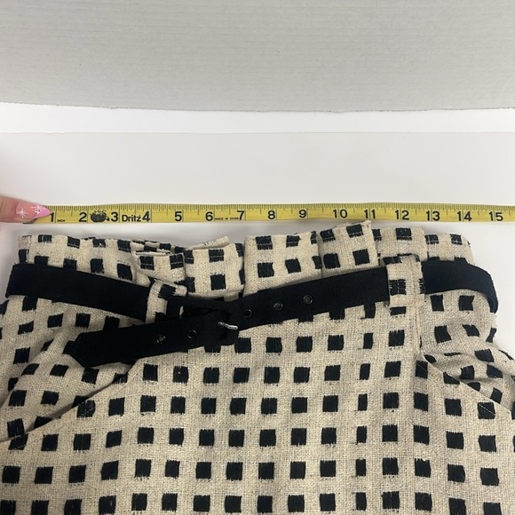 Eva Franco Anthropologie Linen Blend Square Study Skirt Size 4 - Picture 8 of 9